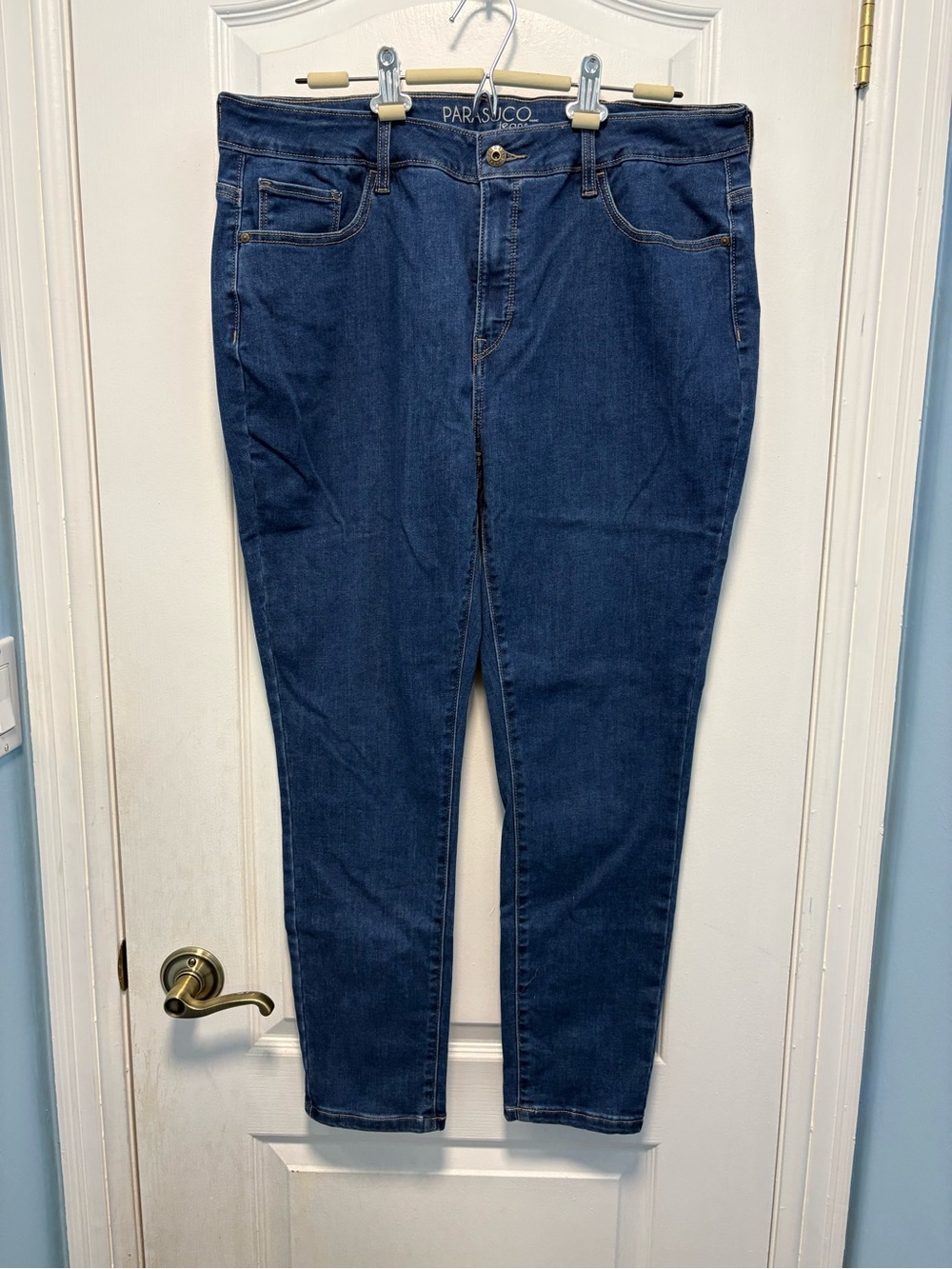 Parasuco Women's Navy Skinny Stretch Jeans